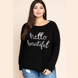 Hello Beautiful Sweater